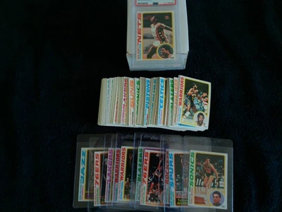1978-79 Topps Conjunto Completo de 132 Cartas de Basquete Estado Quase Perfeito ou Melhor PSA - Imagem 1 de 3