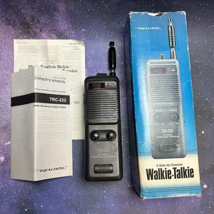 Radio Shack TRC-222 40 Channel Citizens Band Transceiver 21-1646B Box & Manual - Picture 1 of 18