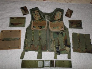 RAP4 TACTICAL TEN PAINTBALL VEST (XL  ADULT), DIGI & WOODLAND CAMO ATTACHMENTS - Picture 1 of 16