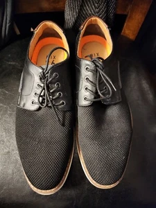 Mix No. 6  Bache Lace Up Charcoal Black Oxford Casual Men's Shoes Size US 11M - Picture 1 of 4