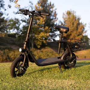 450W Sports Electric Scooter Adult with Seat Electric Moped Commuter E-Scooter - Picture 1 of 9
