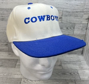 Vintage Dallas Cowboys Snapback Hat Cap Factory Wool Blend NFL Distressed - Picture 1 of 19