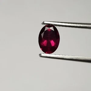 AAA+ Rodolita Natural Color Púrpura Oscuro Forma Ovalada Facetada Corte Piedra Preciosa Suelta - Imagen 1 de 5