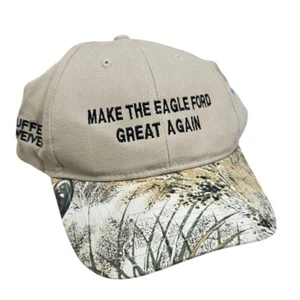 Make The Eagle Ford Great Again NWT Flex Strap Tan Beige Camo Truck Hunting - Picture 1 of 10