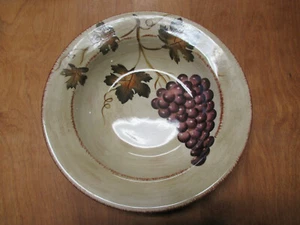 Tabletops Z Gallerie VINEYARD Pasta Bowl 10" Grapes 1 ea   4 available - Picture 1 of 3