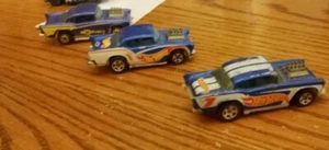 1976 HOT WHEELS '57 CHEVY 3 Different Paint Schemes on 3 Different Die Cast Cars - Picture 1 of 9