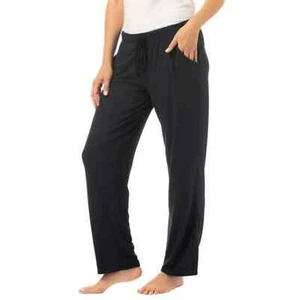 Lucky Brand Women's Pockets Drawstring Straight Leg Lounge Pants Black Small NWT - Picture 1 of 5