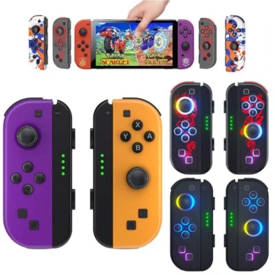 BONACELL 2er Set für Joy con Game Controller Wireless für Nintendo Switch/ Lite/ OLED/LED