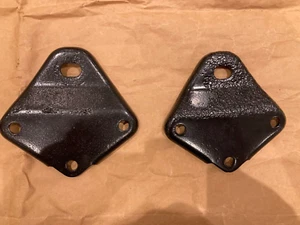 Suzuki GT750 exhaust hanger brackets. Powder coated Could be improved easily - Picture 1 of 2
