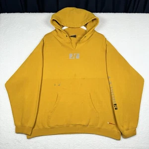 Vintage Y2K Hurley Pullover Hoodie - Men's XL - Yellow - Surf Skate - Picture 1 of 13