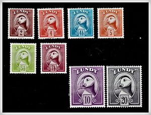 Lundy Puffin Defins Selection Stamps. MNH. #271