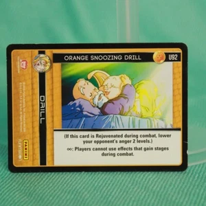Dragon Ball Z TCG - Orange Snoozing Drill U92 - Drill - Card Panini Toei - Picture 1 of 2