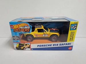 Hot Wheels Pull-Back Speeders Porsche 914 Safari # 01/03 Treasure Hunt NEW 2024 - Picture 1 of 4