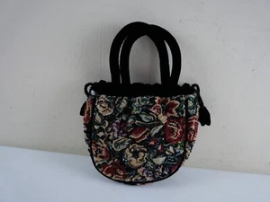 CHICO'S Small 8"x8"x3" Beaded Tapestry Floral Purse Handbag Shoulder Bag NEW - Picture 1 of 5