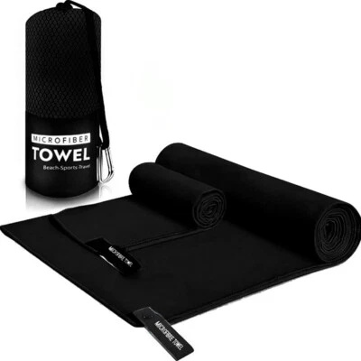Microfibre Towel Beach Gym Yoga Quick Dry Towel Travel Bath Camping Sports Towel - Image 1 of 4