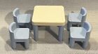 Vintage Little Tikes Dolls House Table And Chairs.