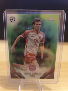 2023-24 Topps Chrome UEFA Club Competitions - Green Refractor Thomas Muller 74/75 - Bild 1 von 2