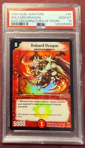 Duel Masters DM-02 Evo-Crushinators Bolzard Dragon 35/55 Lámina Inglés PSA 10 Gemas - Imagen 1 de 2