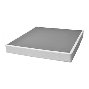 VEVOR Box Spring King Size Bed Frame with Fabric Cloth 79.1L x 75.8W x 9.1H in - Picture 1 of 11