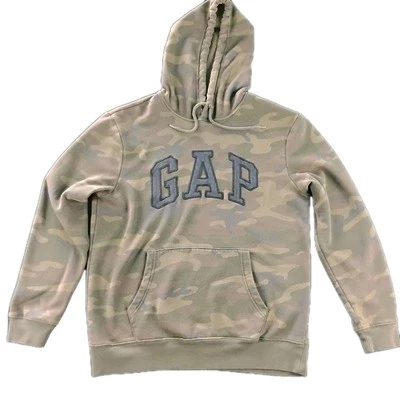 Gap Hoodie Women's Sz- M Camouflage Army Green Athleisure Pullover Sweatshirt  - Image 1 of 4