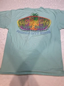 Ron Jon Surf Shop Panama Stadt Strand T-Shirt Herren Large grün Ananas Fehler 9 - Bild 1 von 13