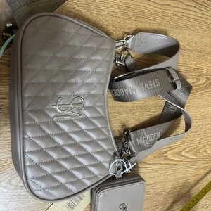 NEW Steve Madden Mushroom Belodie Crossbody DT622895 Light Brown/Toupe Shade - Picture 1 of 11