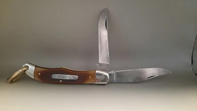 USA SCHRADE OLD TIMER 25OT  Two Blade Folding Hunter Pocket Knife  - Image 1 of 4