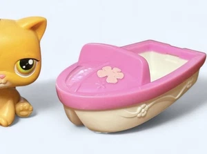 LPS Littlest Pet Shop Pink White Boat Motorboat Replacement Accessory - Picture 1 of 3