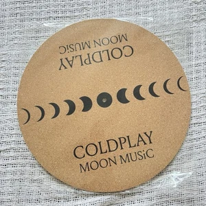 Coldplay CORK 12" Turntable Slipmat to Promote MOON MUSIC LP No Record Included - Picture 1 of 2