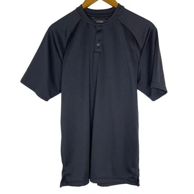 Camisa de manga corta Pebble Beach negra seca de lujo rendimiento talla pequeña para hombre’s Foto 1 de 4
