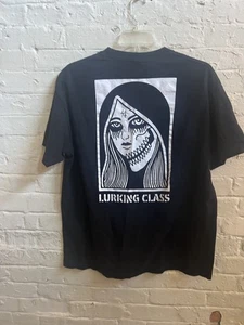 Lurking Class Damen Totenkopf T-Shirt schwarz weiß Rundhals Kurzarm Gr. XL - Bild 1 von 5