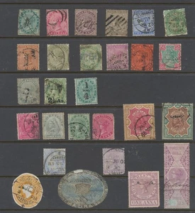 India Stamps 1882-1902 SG84;86;88;90;92;94/5;97/8;100/3;106/8;110/3;115/6;118 - Picture 1 of 2