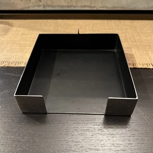 Michael Aram Cocktail Serviettenhalter Silber Schwarz - Defekt für Teile oder Reparatur - Bild 1 von 5