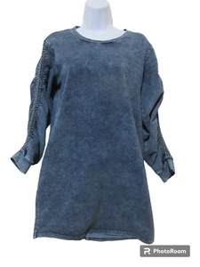Sz S ANTHROPOLOGIE Jane and Delancey Minimalist JERSEY Tunic Dress/ Long Top - Picture 1 of 15