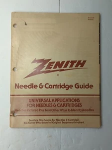 Vintage Zenith Stylus Needle And Cartridge Guide 7th Edition - Picture 1 of 8