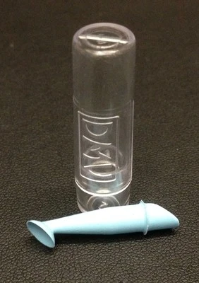 BACH Kontaktlinsensauger HARTE Linsen Vollsauger, 45° abgewinkelt, Aussetzhilfe