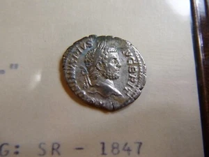 MONEDA DE PLATA IMPERIO ROMANO CARACALLA DENARIO 198 AD AR MUY FINA A-36 - Imagen 1 de 4