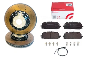 FOR AUDI RS4 RS5 B9 2 FRONT BRAKE DISC BREMBO FRONT BRAKE PADS SENSORS 375mm - Afbeelding 1 van 1