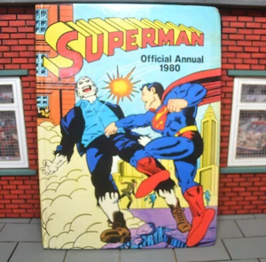 Superman Annual Book - 1980 - Vintage Hardback - Unclipped - Picture 1 of 3