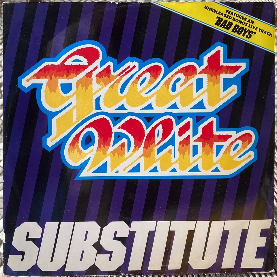 Maxi 45t Great White - Substitute - 12" - 1984 - Photo 1/1