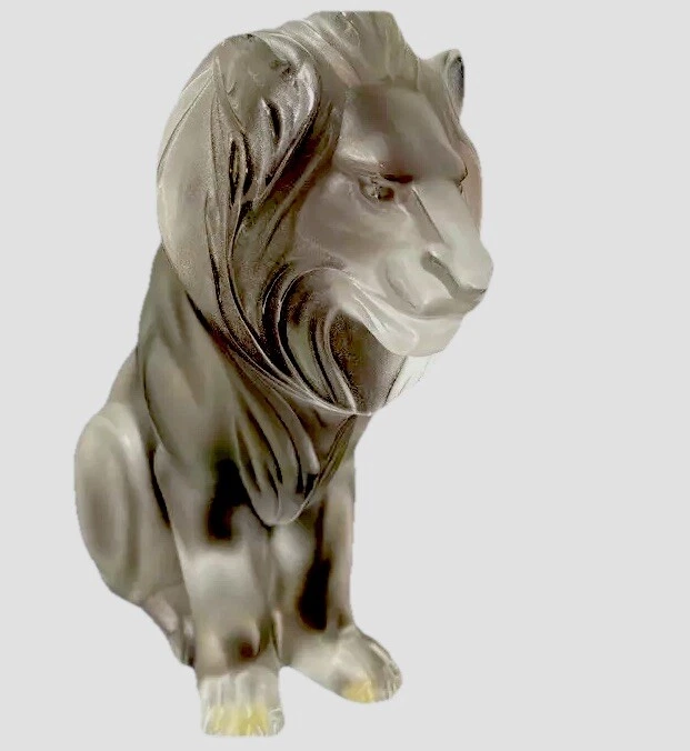 極美品 廃番】ラリック Lalique LION クリスタル ライオン LALIQUE
