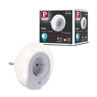 92494 Stecker Nachtlicht Bilby rund Weiß mit Dämmerungssensor - Bild 1 von 4