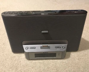 Sony Dream Machine ICF-CS15iP Gray Audio Docking System AM/FM Radio iPod Clock - Photo 1/12