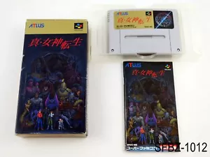 Completo Shin Megami Tensei 1 Super Famicom Importación Japonesa JP SFC SMT Vendedor de EE. UU. - Imagen 1 de 11