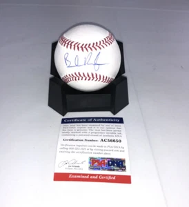 BRENDAN RODGERS COLORADO ROCKIES SIGNED MAJOR LEAGUE BASEBALL PSA/DNA - Picture 1 of 2