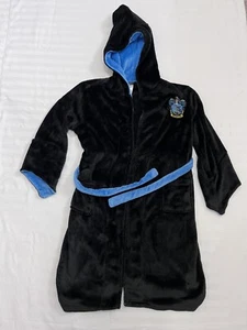 Harry Potter Ravenclaw Hoody Bath Robe Medium(12-14) Black Blue P.Jammy - Picture 1 of 8