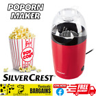 Silvercrest Popcorn Maker 1200W Makes In 2 Minutes Red