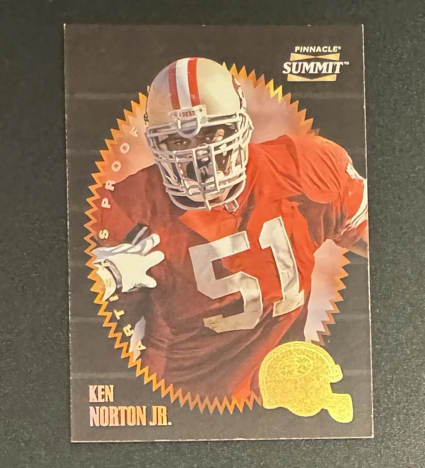 Ken Norton Jr. 1996 Pinnacle Summit Artist’s Proof #31 - San Francisco 49ers  - Image 1 of 2