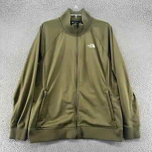 The North Face Jacket Mens 2XL XXL Green Jacket Track Mock Neck Full Zip - Picture 1 of 11