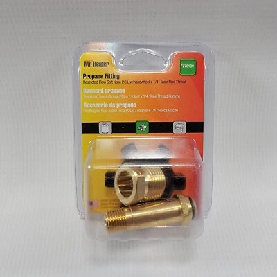 Mr. Heater F276139 Flow Soft Nose P.O.L. Standard POL Fitting 1/4 x 1 Dia. in. - Image 1 of 4